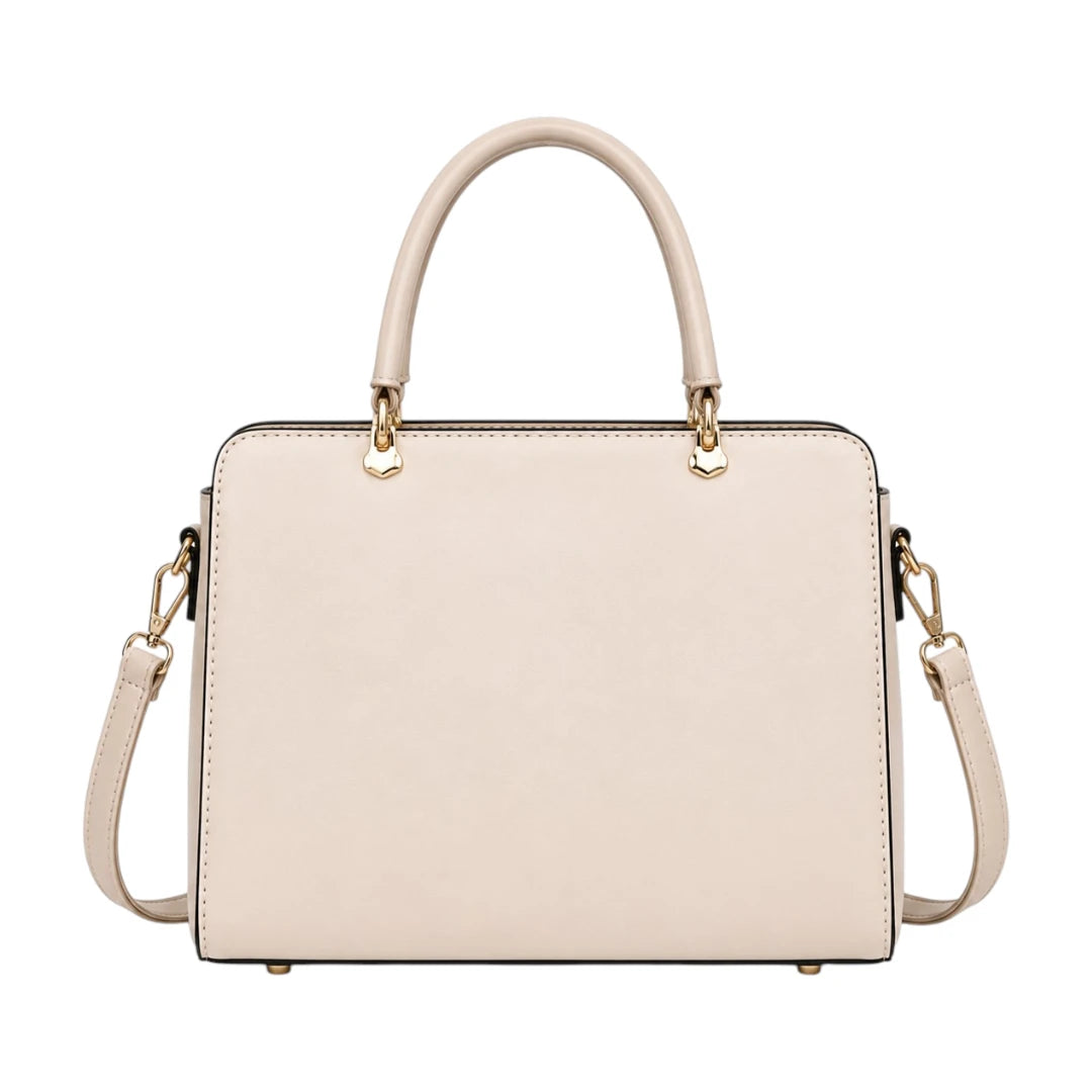 Velinza Beige Charm Women’s Satchel Handbag