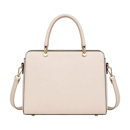 Velinza Beige Charm Women’s Satchel Handbag