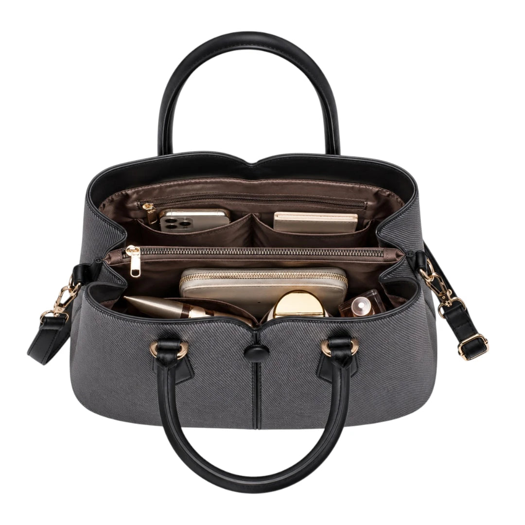 Velinza Grey Urban Grace Women’s Satchel Handbag